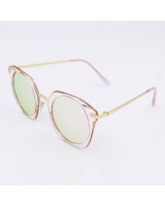 P2P Female Pink Frame Shape Sunglasses - 3585