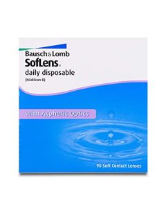 Bausch & Lomb Soflens Daily Disposable Contact Lenses 90Pcs
